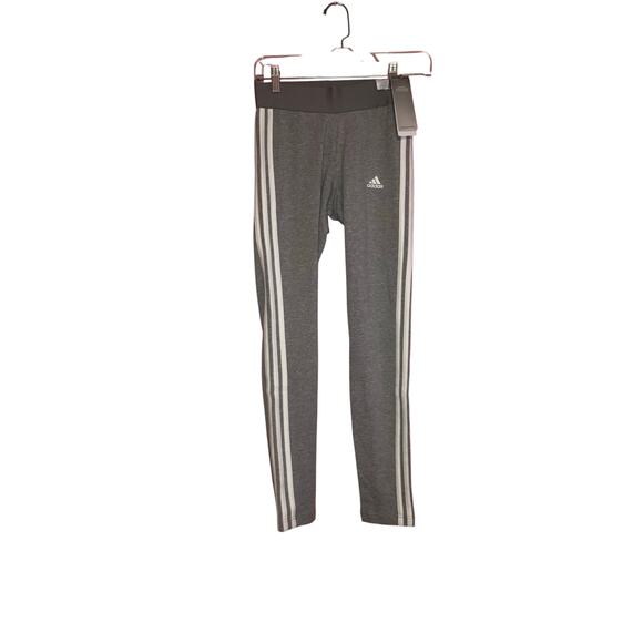 Adidas heather grey activewear leggings size small - Picture 1 of 7